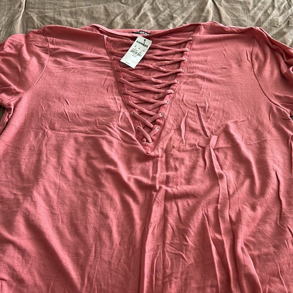 Lace-Up Tee from Express ✨✨ Brand New - Picture 5 of 8